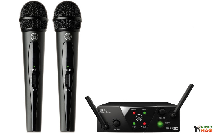 AKG WMS40 Mini2 Vocal Set BD US45A/C EU/US/UK