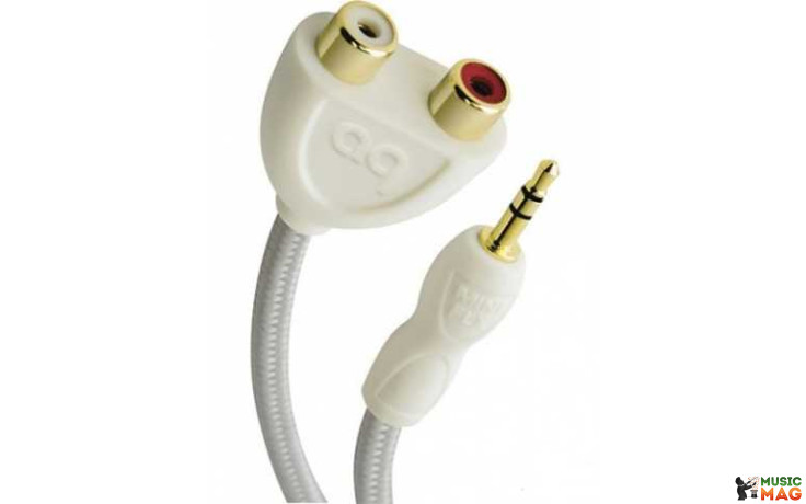 AUDIOQUEST Splitter FLX-Mini/RCA Adaptor(Male Stereo 3.5mm. <>2xFemale RCA)