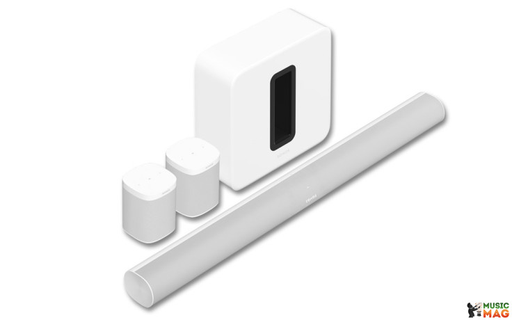 Sonos 5.1 Arc, Sub & One SL White