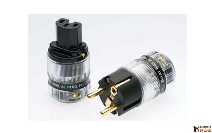 Silent Wire Serie 16 Gold Schukostecker ("папа"+"мама")