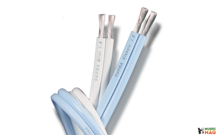 Supra Cable CLASSIC MINI 2X1.6 WHITE B300
