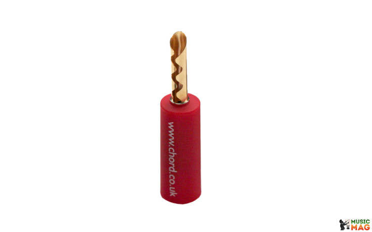 CHORD Banana Plug - Screw Type, Red (Z)