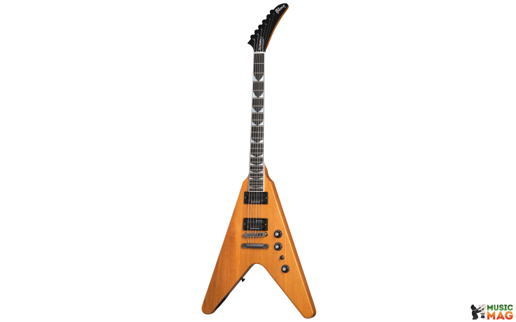 GIBSON AT DAVE MUSTAINE FLYING V EXP ANTIQUE NATURAL