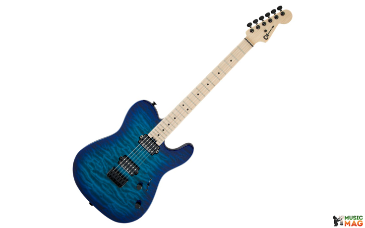CHARVEL PRO-MOD SAN DIMAS STYLE 2 HH HT M QM MAPLE FINGERBOARD CHLORINE BURST