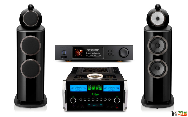 Mcintosh MA12000 + Aurender A15 Black + Bowers & Wilkins 802 D4