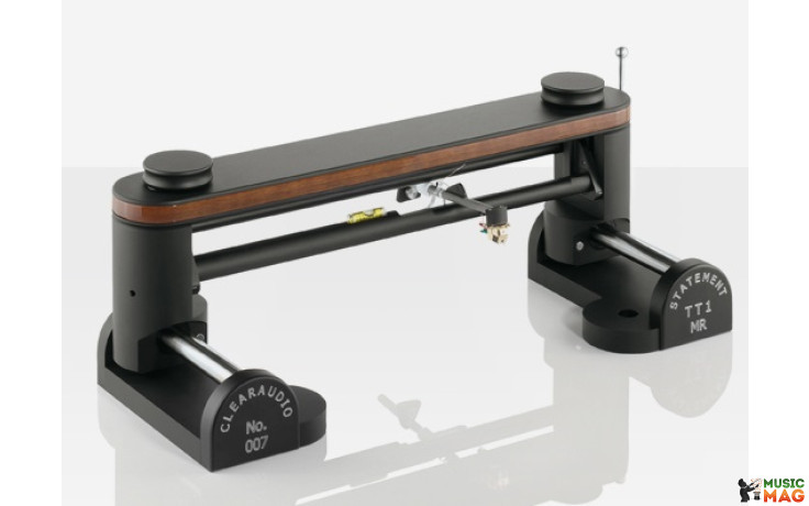 Clearaudio Tangential tonearm Statement TT 1 /TA 018/B Stainless steel, Black Lacquer