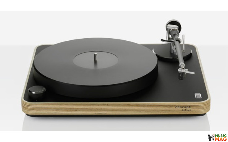 Clearaudio Concept Active (MM) Black with wood (all-in-one-system c