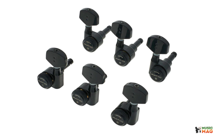 GRAPH TECH PRL-9721-B0 Staggered Electric Locking 6 In-line Black 2 Pin