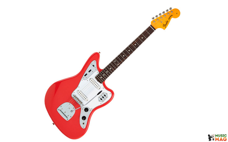 FENDER 60S JAGUAR LACQUER RW FIESTA RED