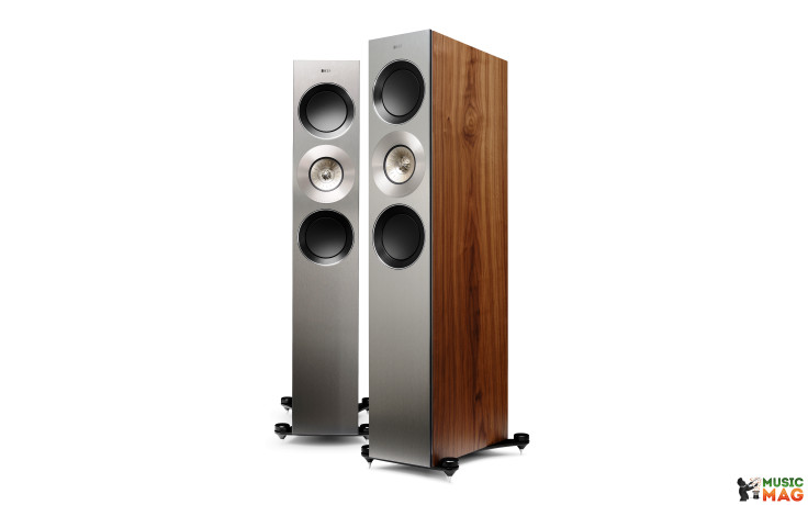 KEF Reference 3 Meta Silver Satin Walnut