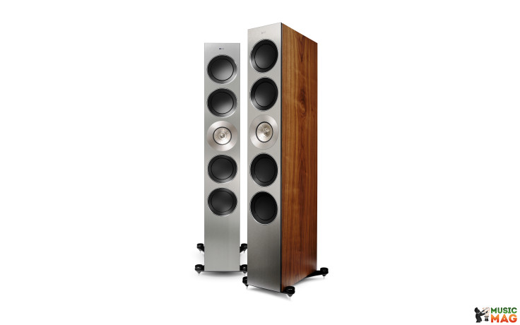KEF Reference 5 Meta Silver Satin Walnut