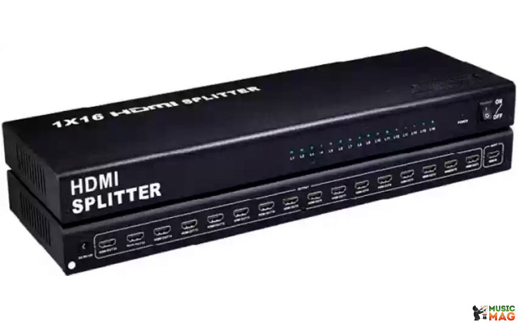 GOLDKABEL HDMI Splitter 16-outputs