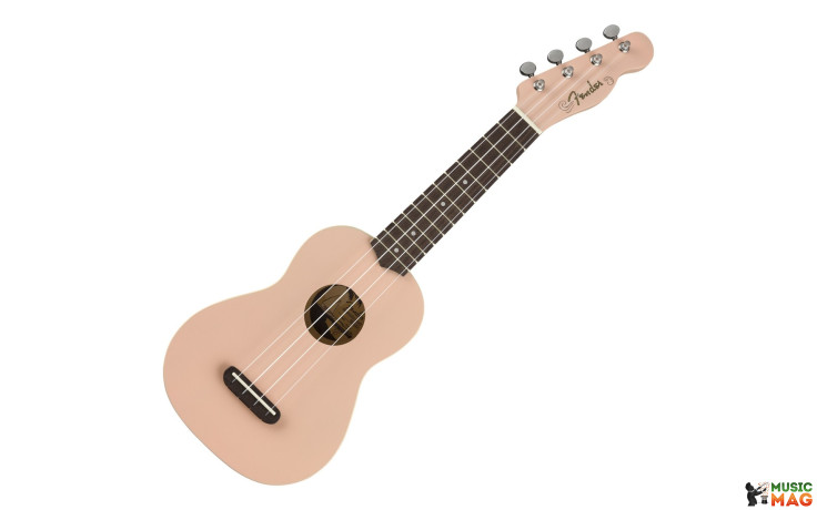 FENDER UKULELE VENICE SOPRANO SHELL PINK