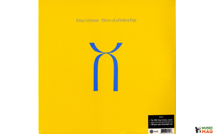 KING CRIMSON - THREE OF A PERFECT PAIR 1984/2019 (KCLP10, 200 gm.) DGM/EU MINT (0633367911018)