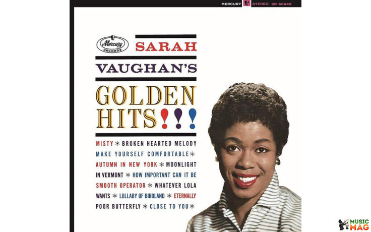 SARAH VAUGHAN - SARAH VAUGHAN"S GOLDEN HITS 2019 (SR 60645, Gold) MERCURY/EU MINT (0602577887130)