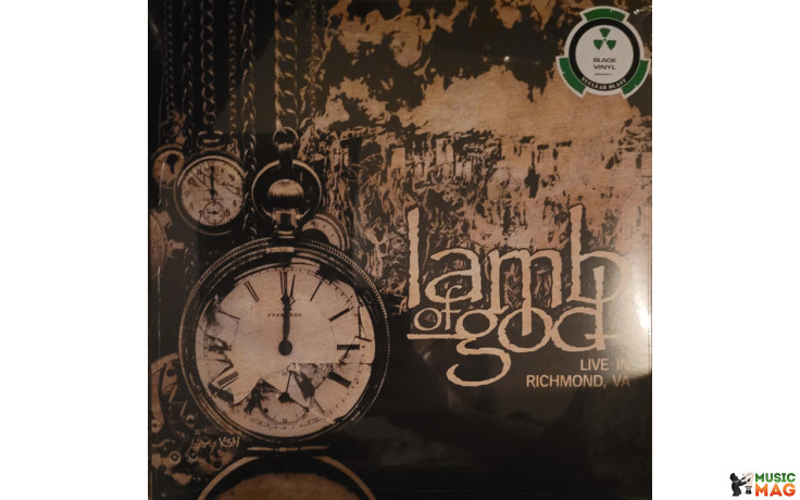 LAMB OF GOD - LIVE IN RICHMOND, VA 2021 (NB 5845-1, LTD., Black) NUCLEAR BLAST/EU MINT (0727361584511)