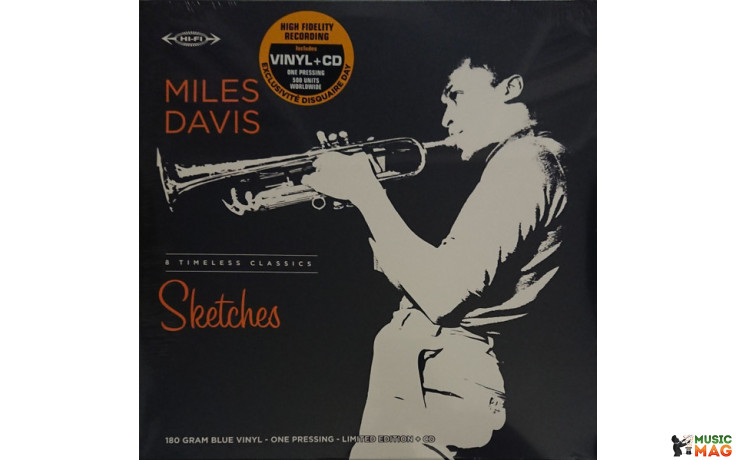 MILES DAVIS - SKETCHES 2021 (783 354, LTD., 180 gm., Blue) RAT PACK/EU MINT (3700477833541)
