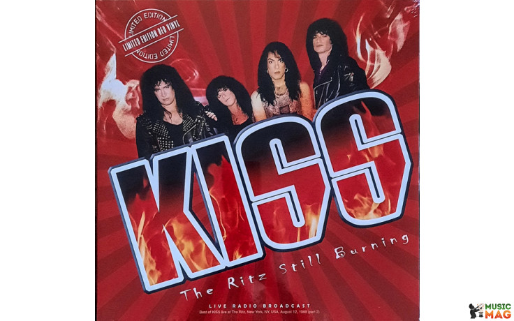 KISS - THE RITZ STILL BURNING 2021 (CL84749, Red) STEMRA MUSIC INC/EU MINT (8717662584749)