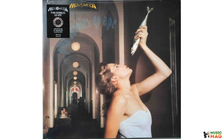 HELLOWEEN - PINK BUBBLES GO APE 1991/2021 (BMGCATLP62C, LTD., Pink With Black) BMG/EU MINT (4050538675757)