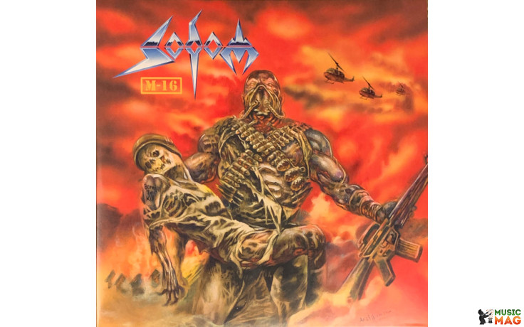 SODOM - M-16 2 LP Set 2007/2021 (538698450, 180 gm., Orange) BMG/EU MINT (4050538698459)