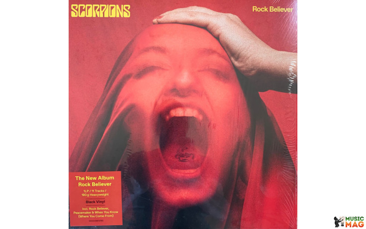 SCORPIONS - ROCK BELIEVER 2022 (0602438813780, LTD., 180 gm.) UNIVERSAL MUSIC GROUP/EU MINT (0602438813780)