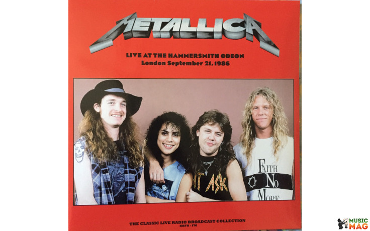 METALLICA - LIVE AT THE HAMMERSMITH ODEON 2021 (SRFM0011CV, 180 gm., Red) SR/EU MINT (9003829977387)