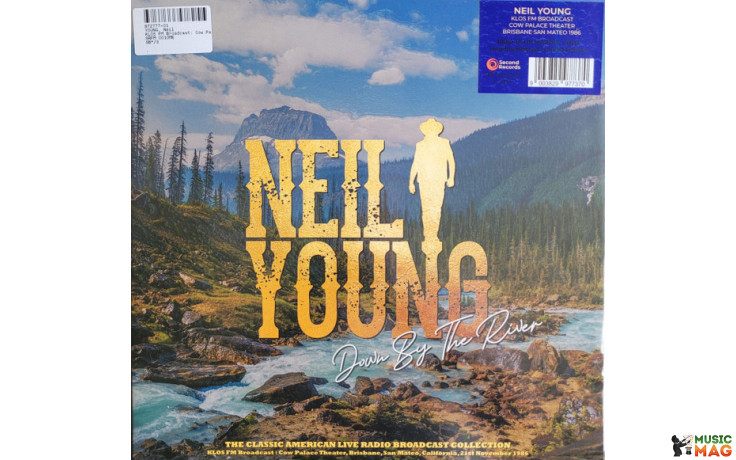 NEIL YOUNG - DOWN BY THE RIVER 2022 (SRFM0010, LTD., 180 gm., Blue Marbled) SR/EU MINT (9003829977370)