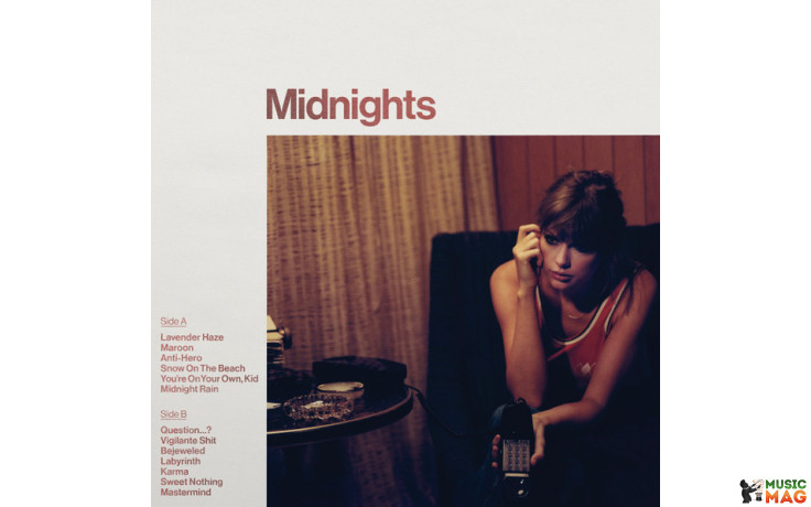 TAYLOR SWIFT - MIDNIGHTS 2022 (2445790067, LTD., Blood Moon Marbled) REPUBLIC/EU MINT (0602445790067)