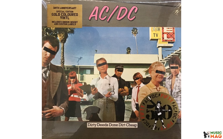 Ac/dc - Dirty Deeds Done Dirt Cheap 1976/2024 (19658834581, Ltd.,180 Gm., Gold) Columbia/eu Mint (0196588345814)