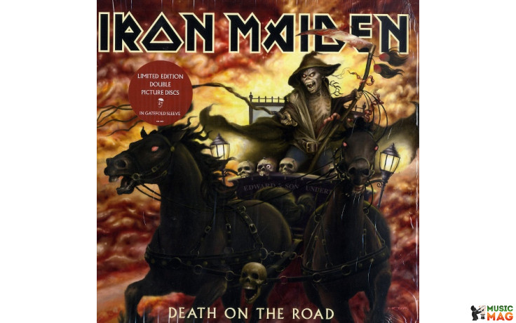 IRON MAIDEN - DEATH ON THE ROAD 2 LP Set, 2005 (3364371, LTD. Picture Disk) GAT, EMI/WARNER/EU MINT (0094633643710)