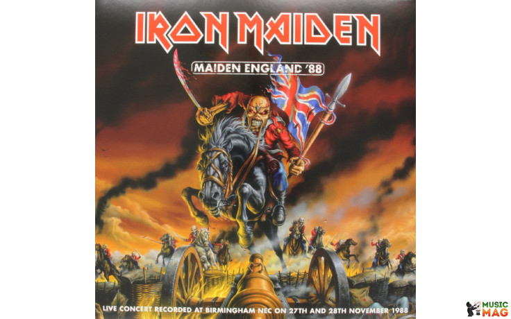 IRON MAIDEN - MAIDEN ENGLAND 88 - LIVE AT BIRMINGHAM NEC NOVEMBER 1988 2 LP Set 2013 (5099997361114) WARNER/EU MINT (5099997361114)