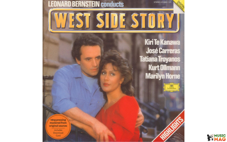 LEONARD BERNSTEIN - WEST SIDE STORY (479580-62, 180 gm.) DEUTSCHE GRAMMOPHON/GER. MINT (0028947958062)