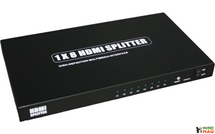 GOLDKABEL HDMI Splitter 8-outputs