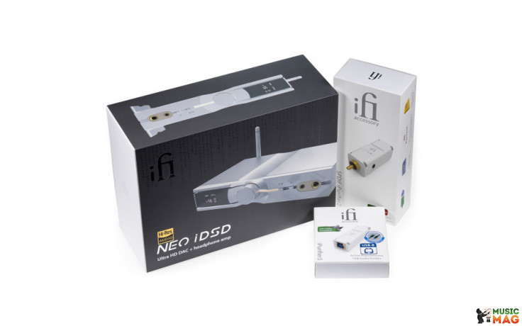 iFi NEO iDSD+iPurifier3B+ iPurifier2 Bundle Silver