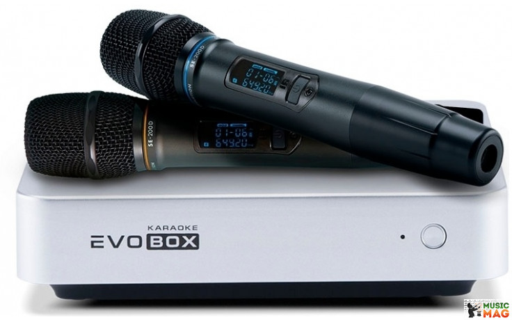 Караоке-система для дому EVOBOX Plus [Graphite] + мікрофони SE 201D