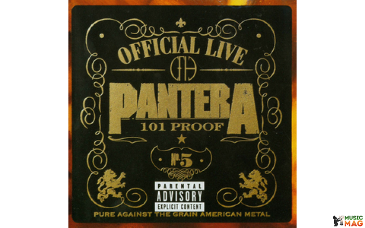 Pantera – Official Live: 101 Proof 2 Lp Set 1997/2012 ( R1 62068, 180 Gm.) Rhino Vinyl/eu Mint (0081227974312)