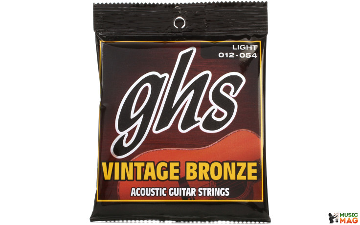 GHS STRINGS GHS STRINGS VINTAGE BRONZE LIGHT SET