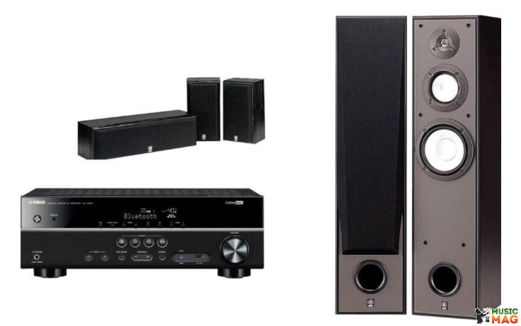Yamaha Kino SYSTEM 7390 (RX-V385 + NS-7390 + NS-P51) Black