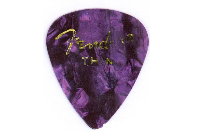 Fender 351 PREMIUM CELLULOID PURPLE MOTO THIN