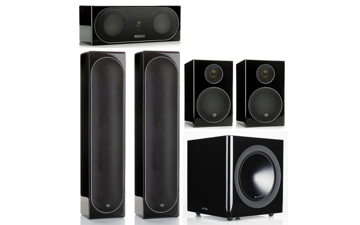 Monitor Audio Radius 225/200/90/380 set 5.1 Black