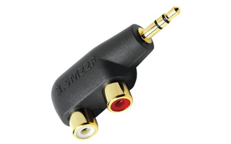 AUDIOQUEST Splitter Hard Mini 3.5mm <-> 2 Female RCA