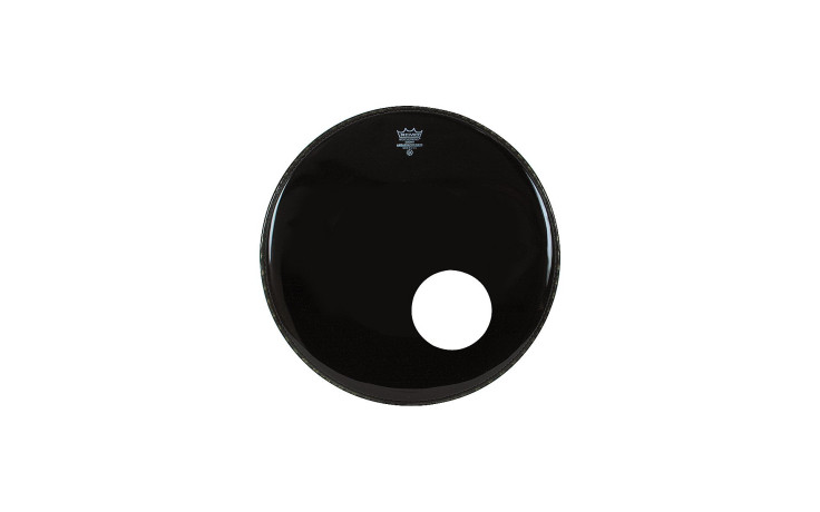 REMO POWERSTROKE3 22" EBONY W/DYNAMO INSTALLED