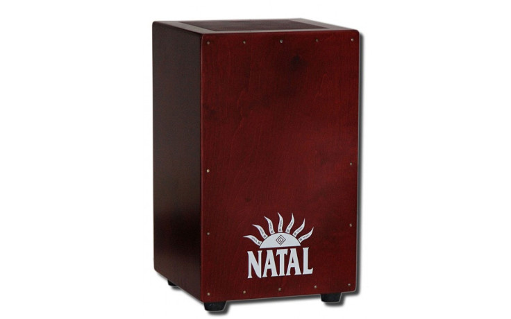 NATAL DRUMS CJAN-XL-SW-RR CAJON EXTRA LARGE DARK RED WITH DARK RED PANEL