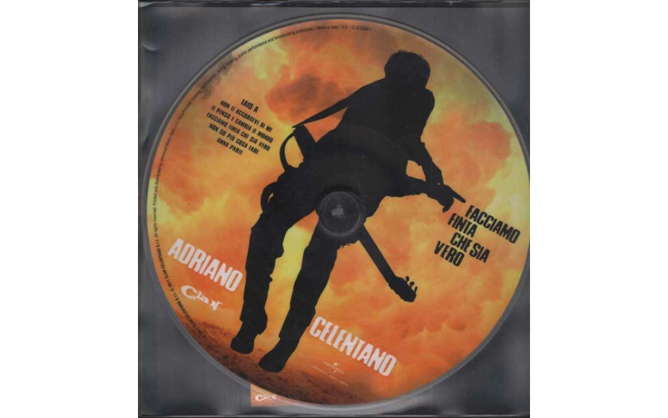ADRIANO CELENTANO - FACCIAMO FINTA CHE SIA VERO 2011 (CLN 2098-1, Picture Disc) CLAN/ITALY MINT (3259130004717)