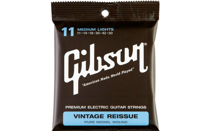 Gibson SEG-VR11 VINTAGE RE-ISSUE PURE NICKEL WOUND .011-.050