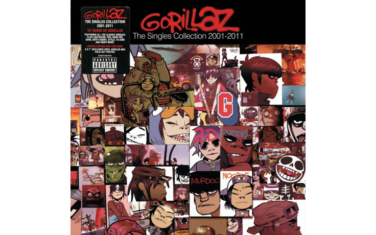 GORILLAZ – THE SINGLES COLLECTION 8 LP Boxset (P730 0781, LTD, 7", 45 RPM) PARLOPHONE/EU MINT (5099973007814)