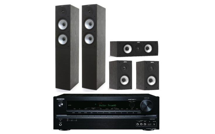 Jamo S 526 HCS (Black) и ресивер Onkyo TX-NR535