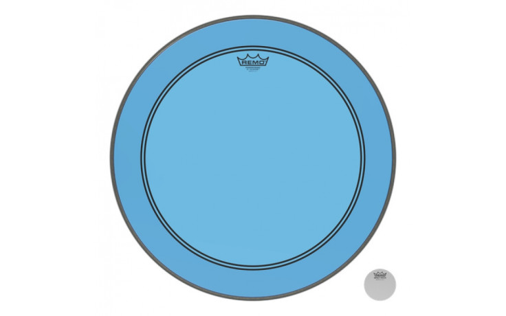 REMO POWERSTROKE3 22" COLORTONE BLUE