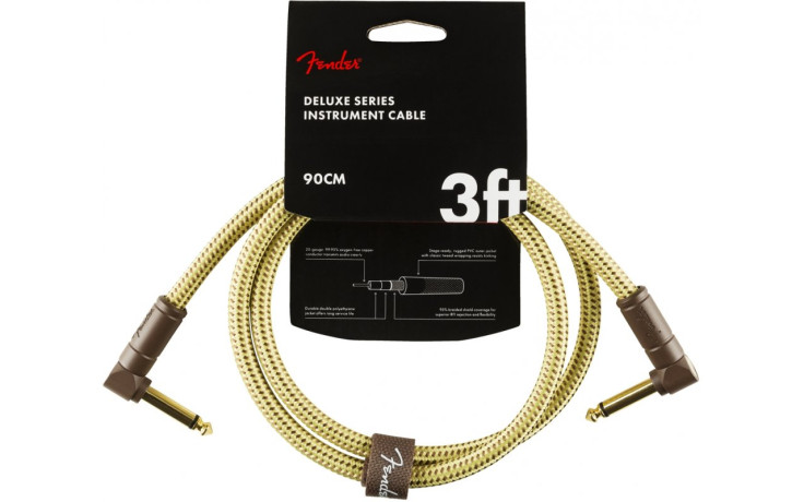 FENDER CABLE DELUXE SERIES 3' TWEED