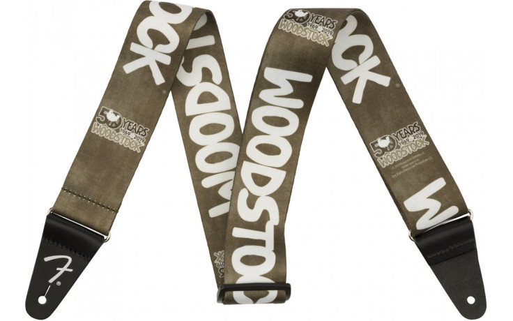 FENDER WOODSTOCK STRAP BLACK